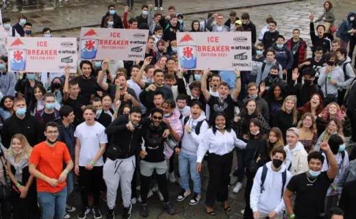 Ice Breaker : les étudiants du groupe IONIS brisent la glace