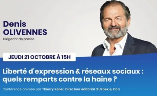 « Liberté d’expression & réseaux sociaux : quels remparts contre la haine ? » : assistez à la conférence de Denis Olivennes